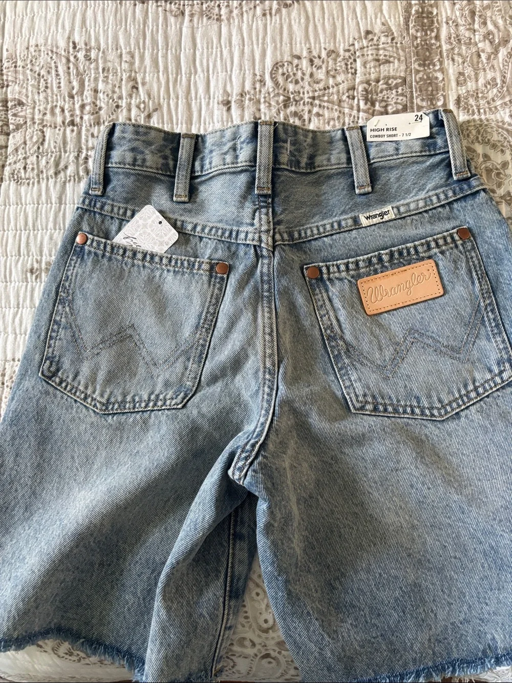 Wrangler Free People collab NWT jean shorts